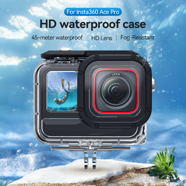 TELESIN For Insta360 Ace Pro HD waterproof case