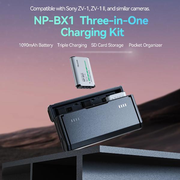 TELESIN NP-BX1 multifunctional charging box