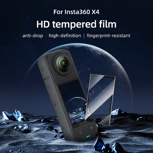 TELESIN For Insta360 X4 HD tempered film