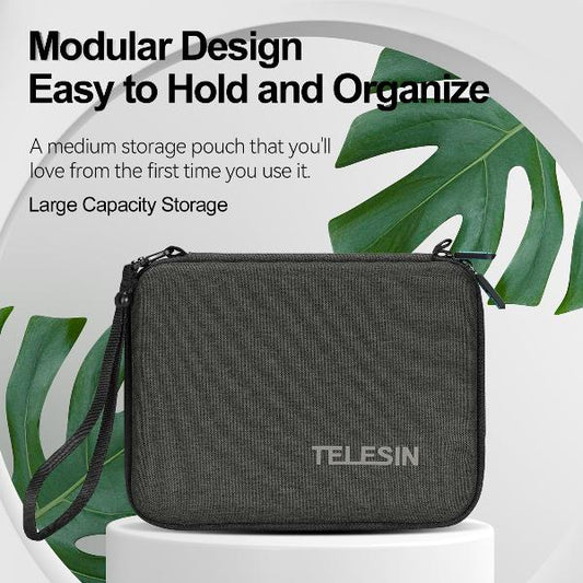 TELESIN Sport Camera Accessories Storage Bag