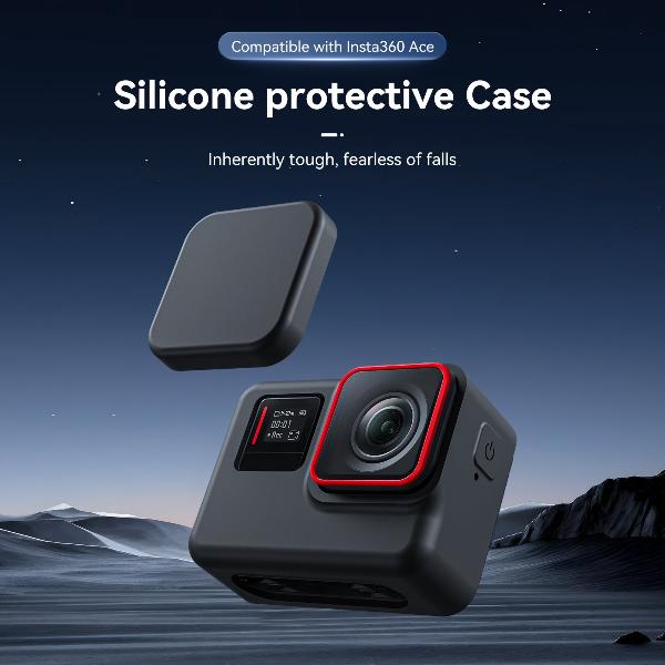 TELESIN Compatible with Insta360 Ace Silicone protective Case