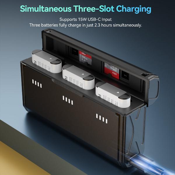 TELESIN NP-BX1 multifunctional charging box