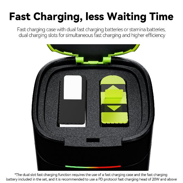 TELESIN Fast Charging Case For Hero 12/11/10/9