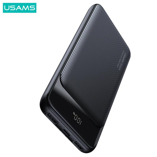 USAMS 20000mAh 3 Ports Digital Display Power Bank