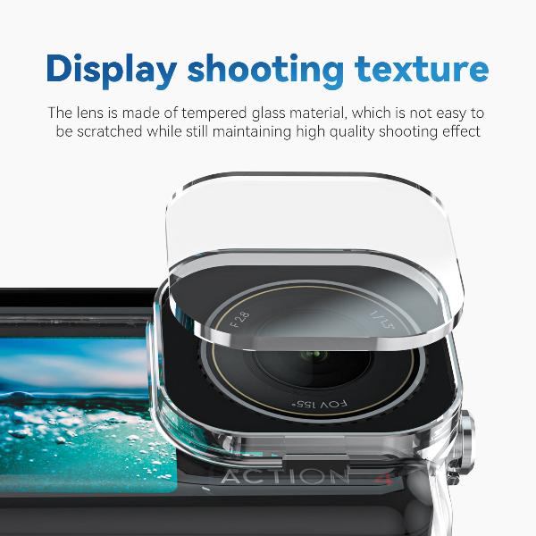 TELESIN Waterproof Case For Action4/3