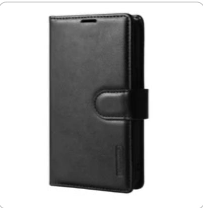 Hanman Mila Series Leather Dual Wallet Filp Case iPhone 14/14plus/14pro/14 promax/15/15plus/15promax/16/16plus/16pro/16promax