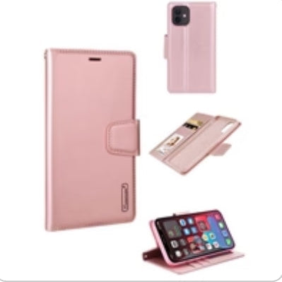 Hanman Mill Series Leather Wallet Flip case iPhone  14/14plus/14pro/14 promax/15/15plus/15promax /16/16plus/16pro/16promax