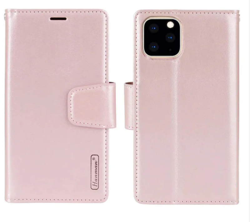 Hanman Miro Leather 2-in-1 Wallet Case with Magnetic Back iPhone. 11/13/13Pro/13ProMax/14/14plus/14pro/14 promax/15/15plus/15promax/16/16plus/16pro/16promax