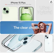 Raigor Crystal Case iPhone 15Plus Clear