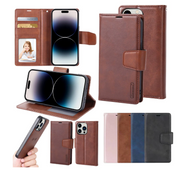 Hanman Miro Leather 2-in-1 Wallet Case with Magnetic Back iPhone. 11/13/13Pro/13ProMax/14/14plus/14pro/14 promax/15/15plus/15promax/16/16plus/16pro/16promax